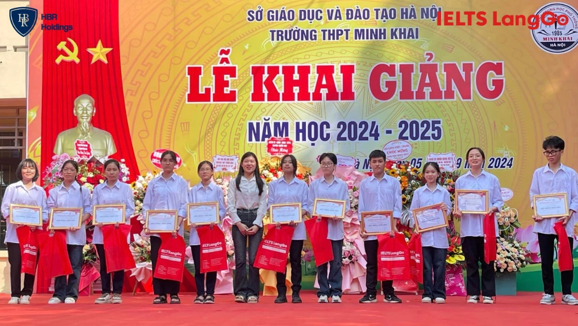Unlock the IELTS: LangGo đồng hành cùng học sinh THPT Minh Khai